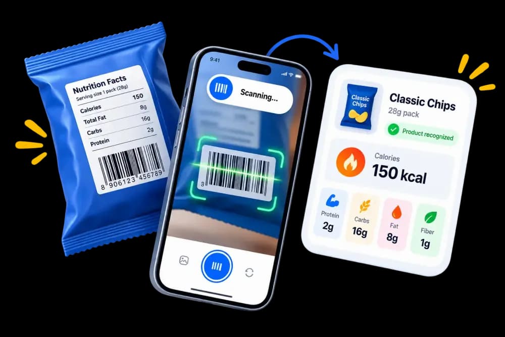 Packaged food? One scan - BiteCal AI